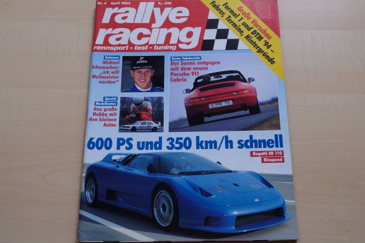 Deckblatt Rallye Racing (04/1994)